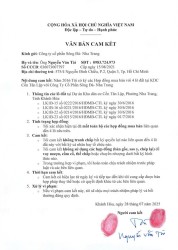 NGUYÊN VĂN TÀI CAM KẾT